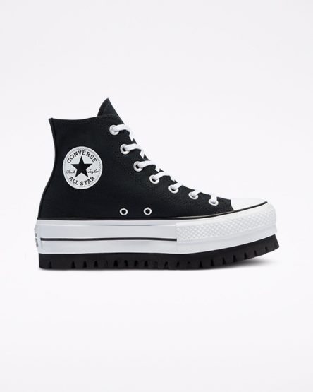 Women's Converse Chuck Taylor All Star Trek High Top Platform Shoes Black | AU 6EC93P